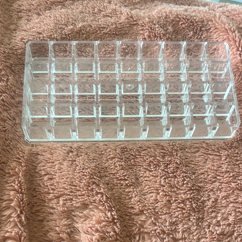Clear Acrylic Lipstick Organizer